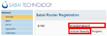 My Expat Network Sabai Activate Manually